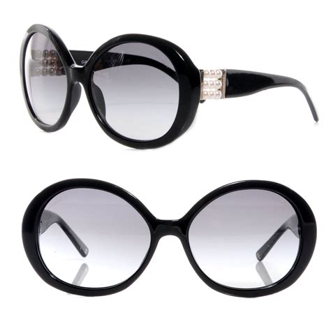 chanel eyeglasses pearl on side